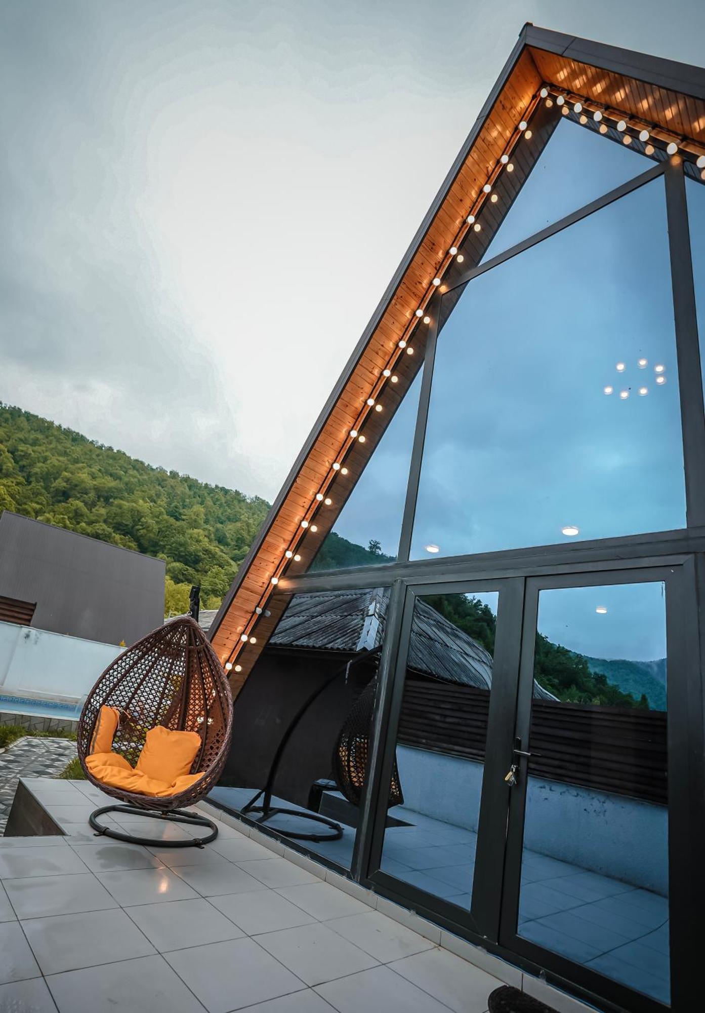 3Gozel Aframe Villa Gabala Eksteriør billede